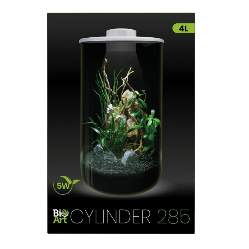 Mini terariumas BIOART Cylinder 285 white.