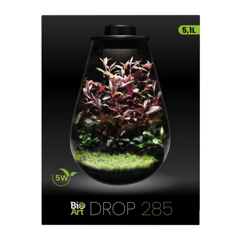 Mini terariumas BioArt Drop 285 black Mini terariumas BioArt Drop 285 black