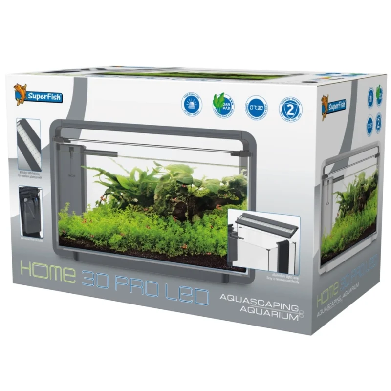 Akvariumo komplektas SF HOME PROLED 30 AQUARIUM Akvariumo komplektas SF HOME PROLED 30 AQUARIUM