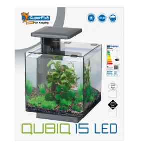 Akvariumas SF QubiQ 15 LED BLACK