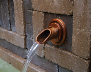 Vandens išleidimo elementas OASE Wall Outlet Circle Copper
