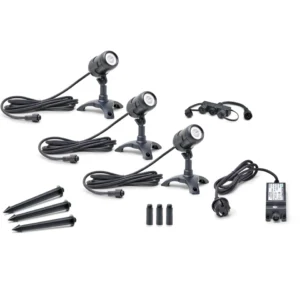 Sodo ir tvenkinio apšvietimas OASE LunAqua Connect Set 3