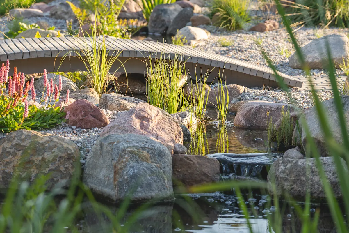 Tvenkinio konstrukcija ir dekoravimas