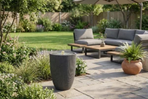 Dekoratyvinis fontanas Palermo su LED apšvietimu