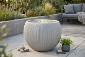 Dekoratyvinis fontanas Saint Tropez su LED apšvietimu