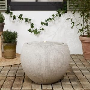 Dekoratyvinis fontanas Saint Tropez su LED apšvietimu