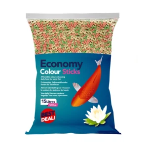 Spalvą ryškinantis žuvų maistas SF Economy Color Sticks 15L