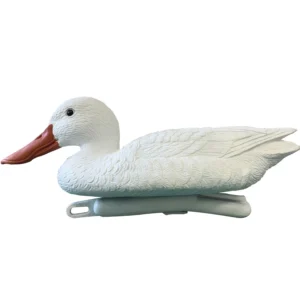 Tvenkinio dekoracija - plaukiojanti baltoji antis White Duck